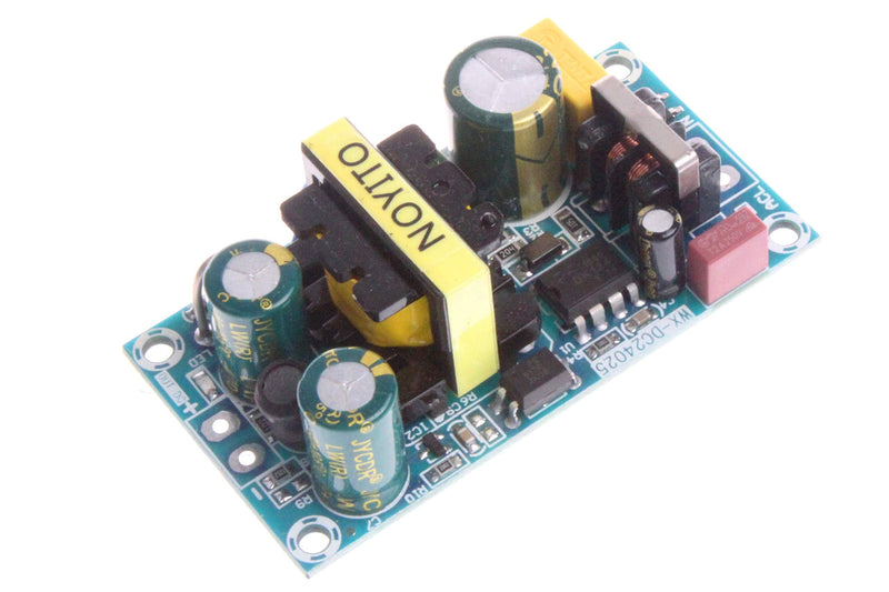  [AUSTRALIA] - NOYITO AC to DC Isolated Power Supply Module AC 120V 100V - 265V to DC 24V 1A 24W Peak 24V 1.5A 36W Max Power Module with Overvoltage Overload Short-Circuit Protection (24V 1A Peak 1.5A) 24V 1A / Peak 1.5A Blue