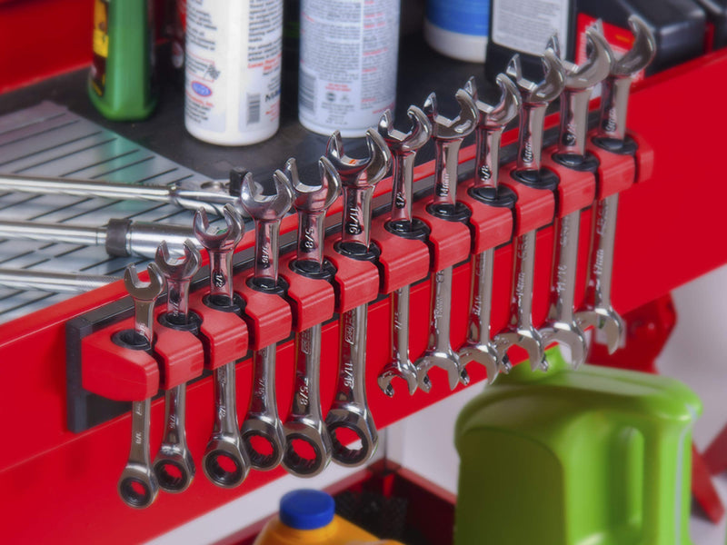 Torin Big Red Tool Storage Organizer: Magnetic Lock-A-Wrench Rack - LeoForward Australia