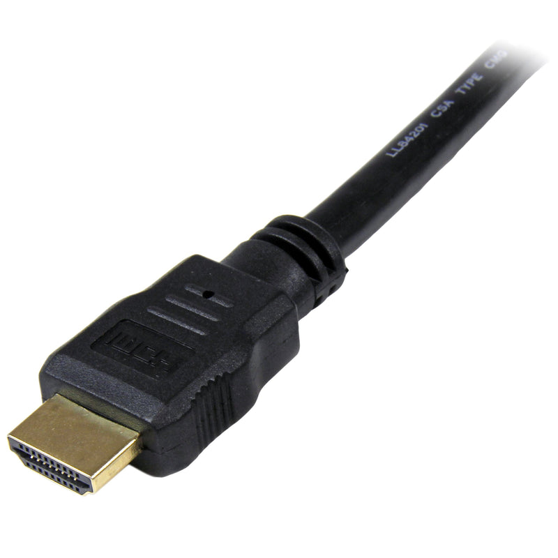 StarTech.com 0.3m 1ft Short High Speed HDMI Cable - Ultra HD 4k x 2k HDMI Cable - HDMI M/M - 30cm HDMI 1.4 Cable - Audio/Video Gold-Plated (HDMM30CM),Black 0.3 meter - LeoForward Australia