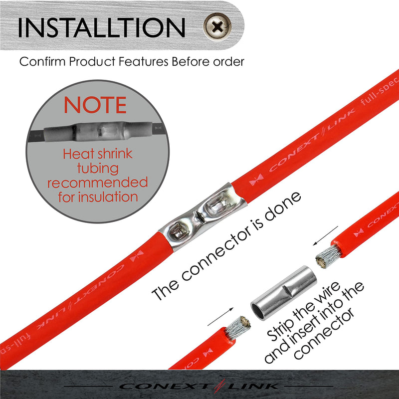 Conext Link BCU-Y50 Uninsulated Butt Connector 50 Pack (12-10 Gauge) 12-10 Gauge - LeoForward Australia