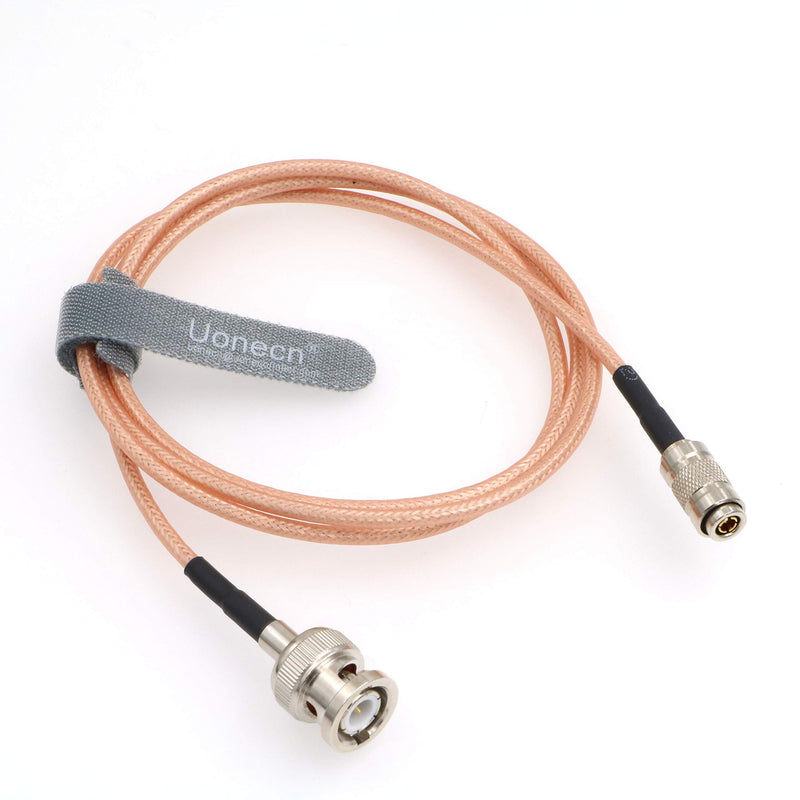  [AUSTRALIA] - Uonecn HD SDI Coaxial Video Cable RG179 BNC to Mini BNC DIN 1.0/2.3 75ohm RF Cable for Blackmagic HyperDeck Shuttle 1 Meter