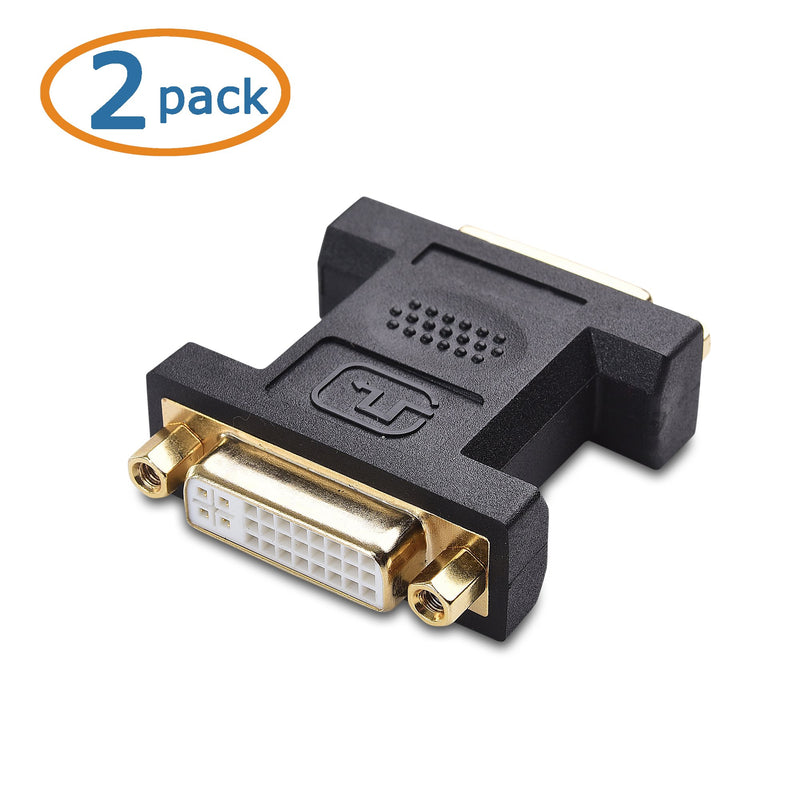  [AUSTRALIA] - Cable Matters 2-Pack DVI to DVI Coupler (DVI Female to Female Adapter)