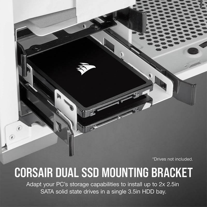  [AUSTRALIA] - Corsair Dual SSD Mounting Bracket (White) White