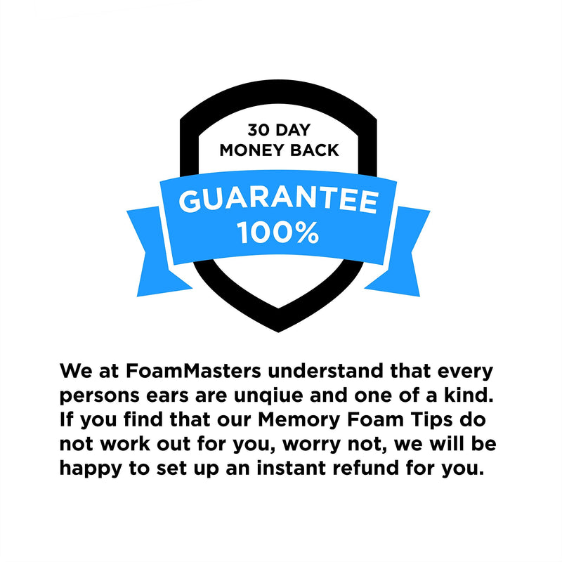  [AUSTRALIA] - Foam Masters Memory Foam Ear Tips for AirPods Pro 1st & 2nd Gen | Comfortable | Secure | Better Noise Cancellation | Version 3.0 Replacement Buds (Small, Med, Large - 3 Pairs, Gray) Assorted S/M/L