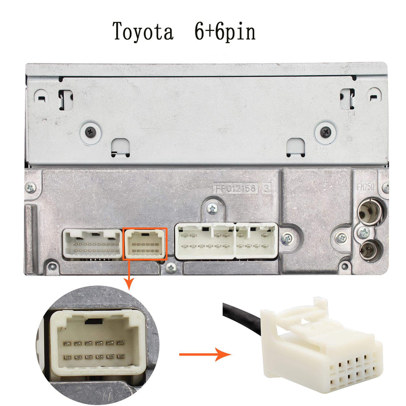  [AUSTRALIA] - Yomikoo Car Audio AUX Input & USB Charging Interface 3.5mm Auxiliary Adapter (2nd Gen) for Toyota Camry 2006-2011, RAV4 2003-2011, Avensis 2003-2011, Corolla 2005-2011, Tacoma 2004-2008