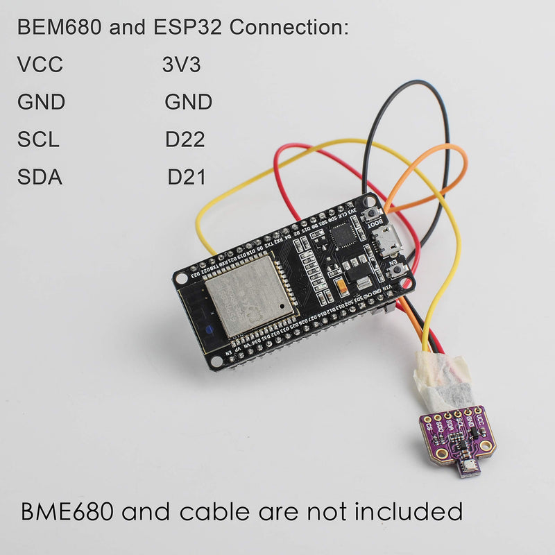  [AUSTRALIA] - Stemedu DEVIT V1 18pin ESP-WROOM-32 Development Board Dual Core ESP32 ESP-32S WiFi Bluetooth Dev Module CP2102, for Espressif IDF