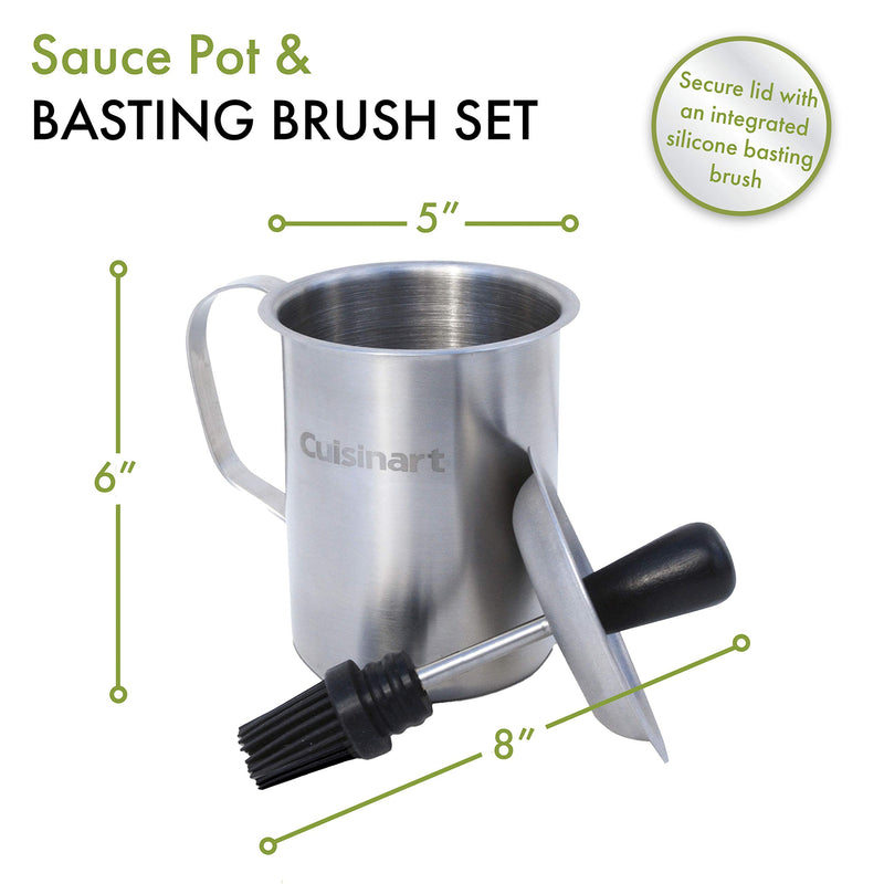  [AUSTRALIA] - Cuisinart CBP-116 Sauce Pot and Basting Brush Set