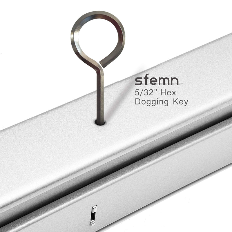  [AUSTRALIA] - 5/32” Standard Hex Dogging Key with Full Loop, Allen Wrench Door Key for Push Bar Panic Exit Devices, Solid Metal - 10 Packs