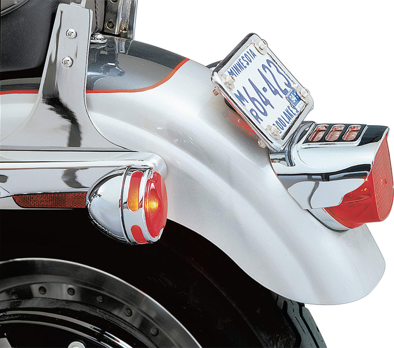  [AUSTRALIA] - Kuryakyn 8130 Motorcycle Accent Accessory: Slotted Taillight Cover for 1973-2019 Harley-Davidson Motorcycles, Chrome With Slots