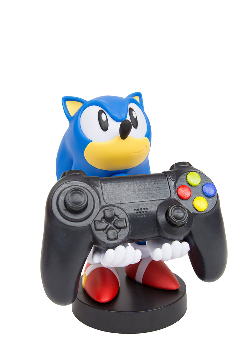 Collectible Sonic the Hedgehog Cable Guy Device Holder - works with PlayStation and Xbox controllers and all Smartphones - Classic Sonic - Not Machine Specific - LeoForward Australia