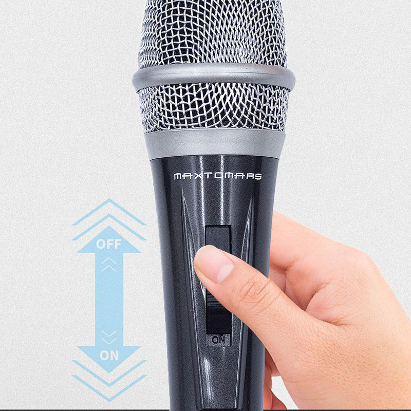  [AUSTRALIA] - Dynamic Musical instrument Microphone for Singing with 3.5M/11.40 ft XLR Cable, Handheld Mic for Karaoke Singing, Speech, Wedding, Stage and Outdoor Activity