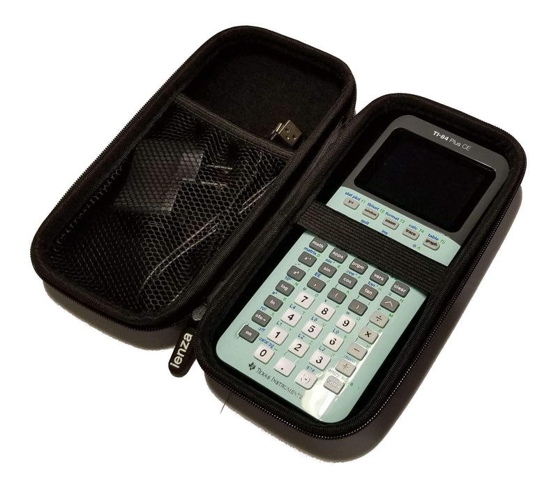  [AUSTRALIA] - Hard Travel Case/Protecting/Carrying Case for Texas Instruments TI-84 Plus CE, TI-83 Plus CE, TI-84 Plus CE Color Graphing Calculator with Extra Mesh Pocket for Accessories