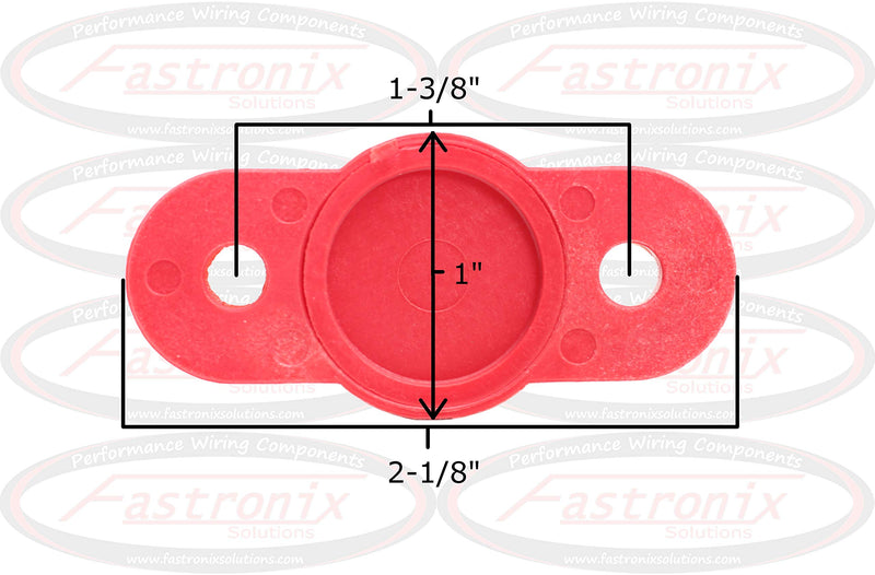  [AUSTRALIA] - Fastronix 3/8" Red Single Stud Junction Block 3/8"