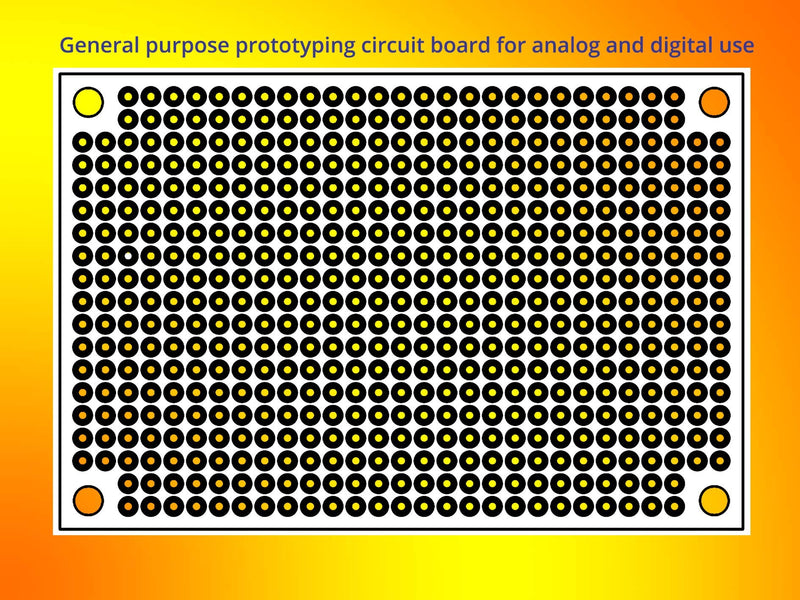  [AUSTRALIA] - DEYUE 40PCs PCB Double-Sided Prototyping PCBs Circuit Boards Kit | 5 Size Universal untraced Perforated Printed Circuits Boards | Solder-able Circuit Protoboards for DIY Soldering Electronic Projects