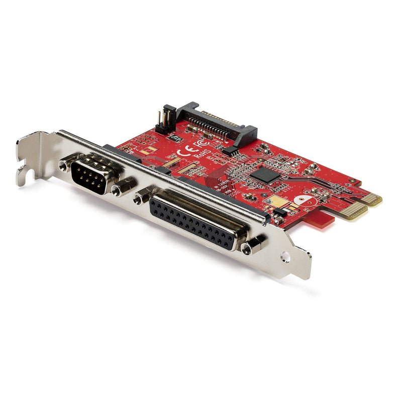  [AUSTRALIA] - StarTech.com PCIe Card with Serial and Parallel Port - PCI Express Combo Adapter Card with 1x DB25 Parallel Port & 1x RS232 Serial Port - Expansion/Controller Card - PCIe Printer Card (PEX1S1P950)