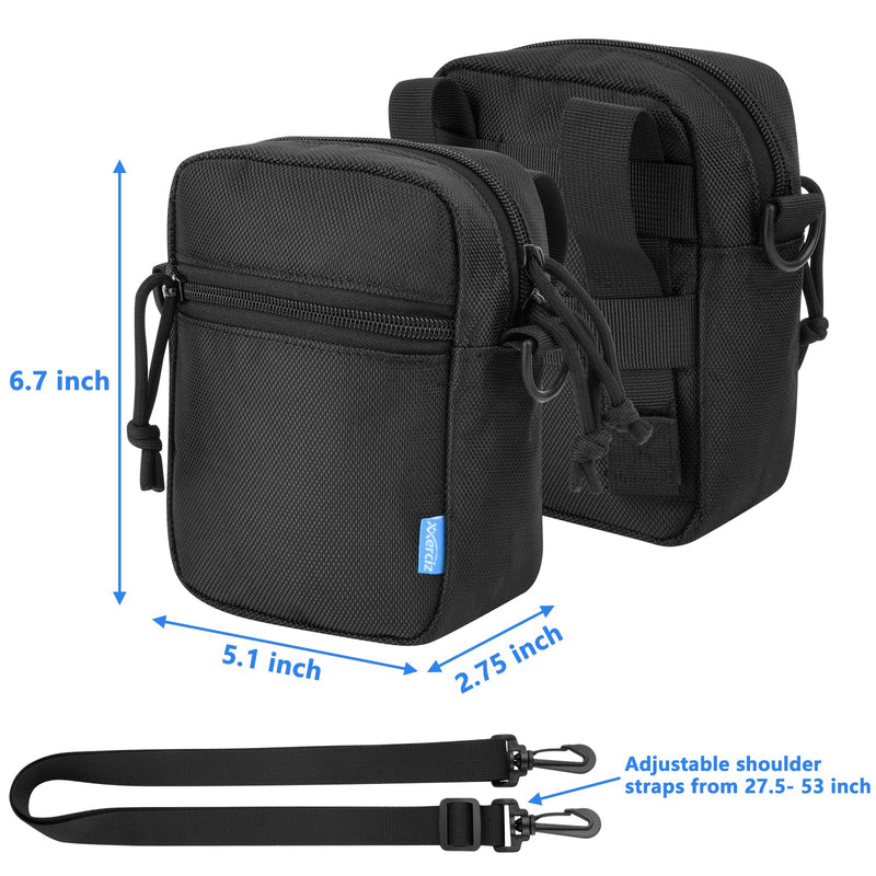  [AUSTRALIA] - Xxerciz Protective Case for Fvtga Night Vision Goggles, Nylon Travel Bag for Night Vision Binoculars, Soft Linner and Shoulder Strap, Side Pocket for SD Card, Data Cable, Manual (Case Only)