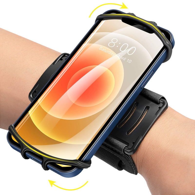 [AUSTRALIA] - Newppon 360° Rotatable Cell Phone Running Armband with Airpods Pro Holder & Newppon 360° Rotatable Wristband for iPhone 13 12 11 Pro Max Samsung Galaxy S22 Ultra Edge Note Pixel for Workout Exercise
