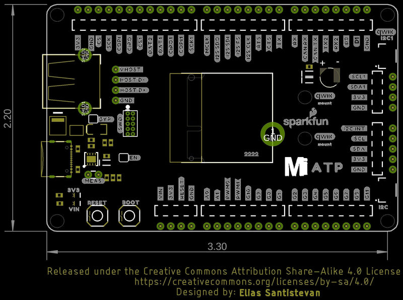  [AUSTRALIA] - SparkFun MicroMod ATP Carrier Board-Modular Interface Ecosystem-Connect microcontroller/Processor Board to Various Carrier Board peripherals