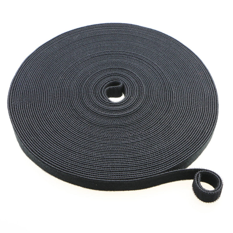  [AUSTRALIA] - Pasow fastening tape Cable Tie Double Side Nylon Power Wire Management 3/4Inch 1 Roll Hook (25 Yards, Style 1) 25 Yards