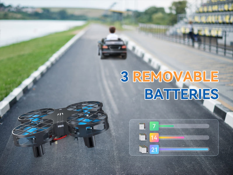  [AUSTRALIA] - UranHub Mini Drone for Kids, RC Beginner Drone Indoor Quadcopter Helicopter with Altitude Hold, Headless Mode, 3D Flip, Speed Adjustment and 3 Batteries