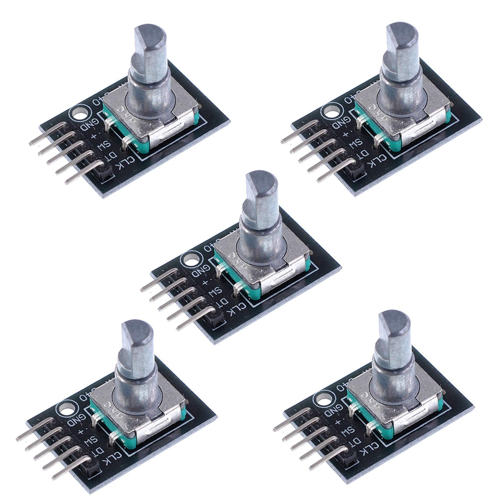  [AUSTRALIA] - Oiyagai 5pcs KY-040 Rotary Encoder Brick Sensor Module Development for Arduino AVR PIC