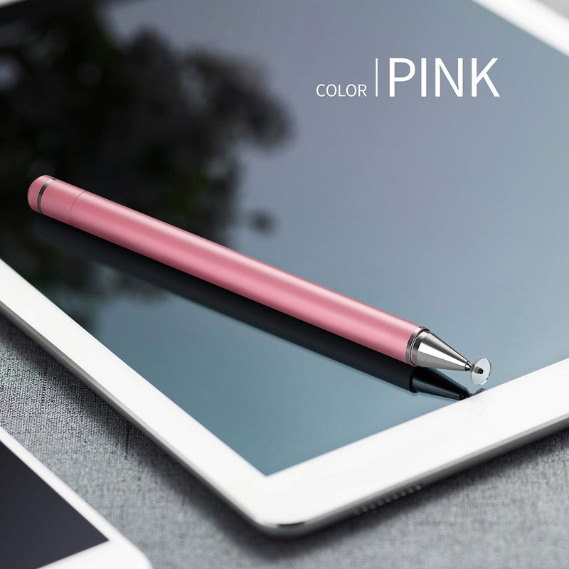 Stylus Pens for iPad Pencil, Capacitive Pen High Sensitivity & Fine Point, Magnetism Cover Cap, Universal for Apple/iPhone/Ipad pro/Mini/Air/Android/Microsoft/Surface and Other Touch Screens Pink - LeoForward Australia