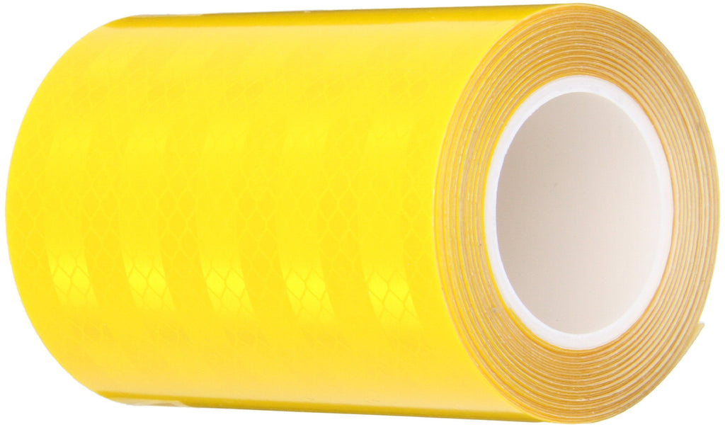  [AUSTRALIA] - TapeCase"3M 3431 Yellow Micro Prismatic Sheeting Reflective Tape, 4"" Width x 5 yd Length (1 Roll)" (559282)