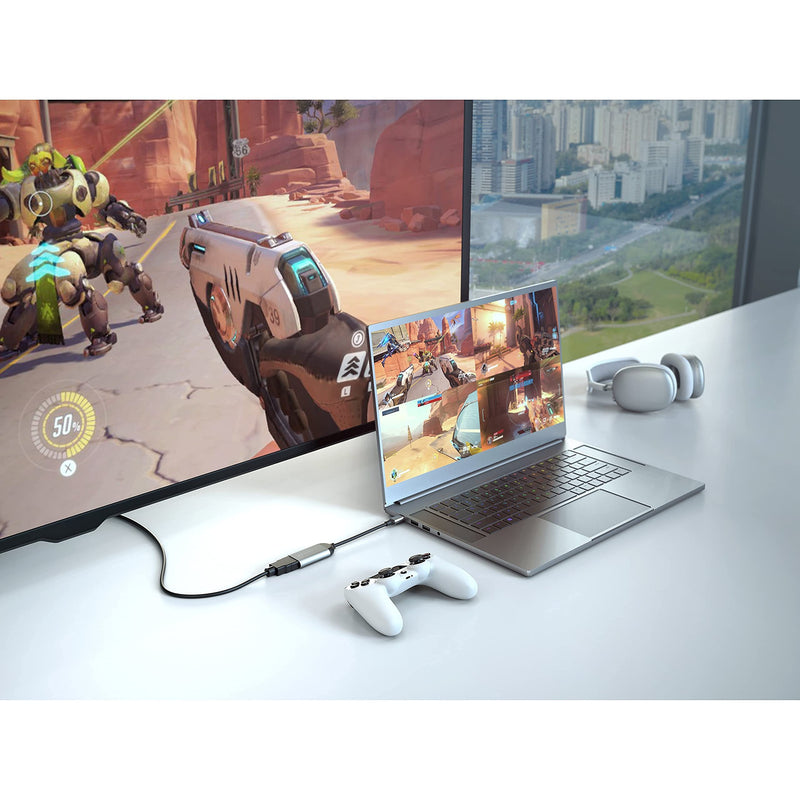  [AUSTRALIA] - HyperDrive USB C to HDMI Adapter 8K60Hz 4K60Hz 144Hz, USB-C to HDMI2.1 HDR Video Output, Smoother Video Any Mac Alt Mode 8K HDMI