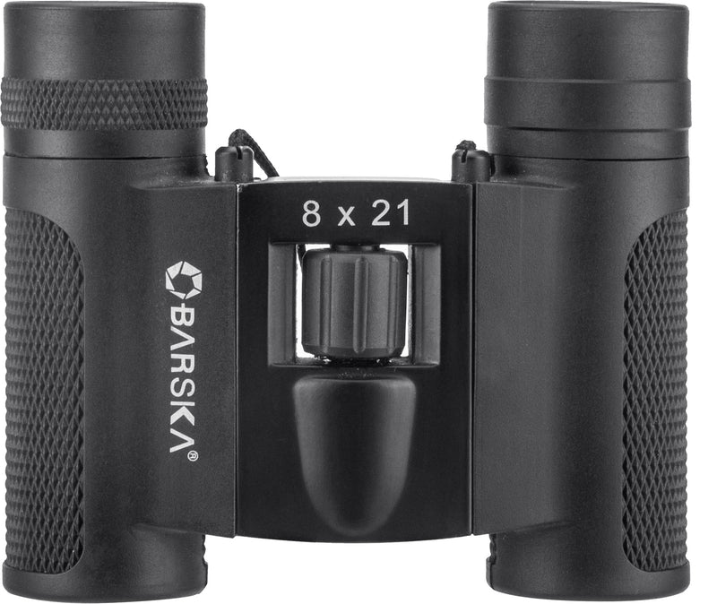  [AUSTRALIA] - Barska AB13273 Lucid View 8x21 Compact Binoculars for Adults and Kids, Birding, Hunting, Sports, etc