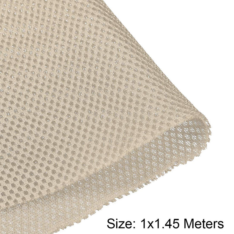  [AUSTRALIA] - uxcell Beige Speaker Mesh Grill Stereo Fabric Dustproof 1x1.45M 40 x 57 inch