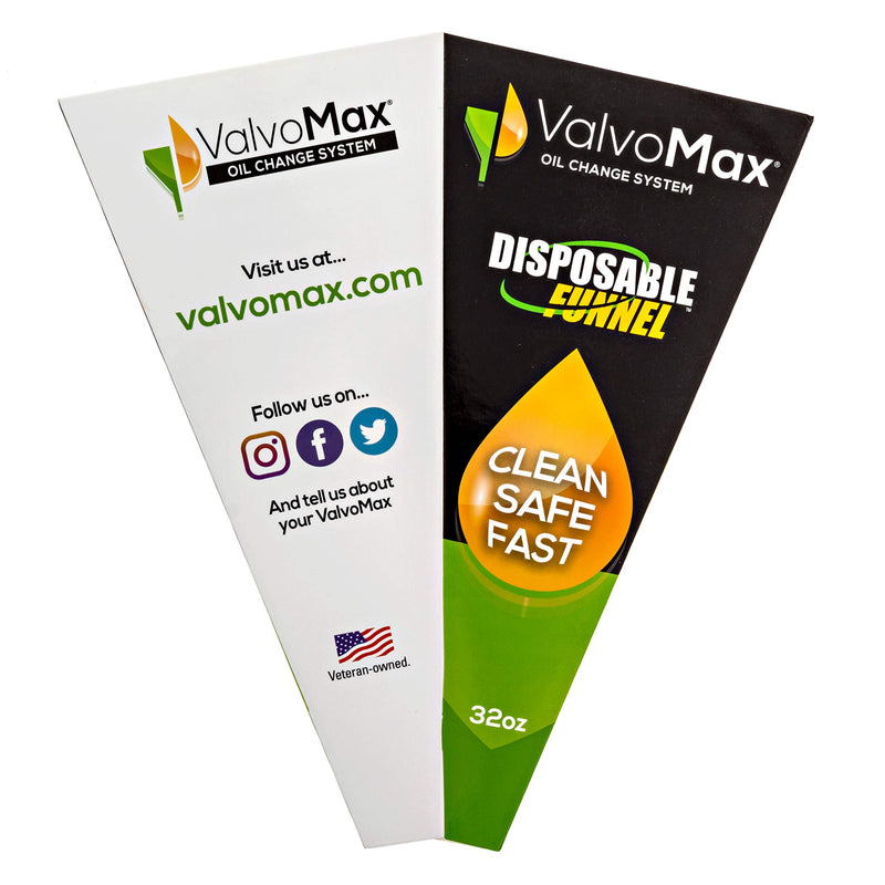  [AUSTRALIA] - ValvoMax Disposable Funnel - Clean, Safe, Fast! - 32 oz - Pack of 12