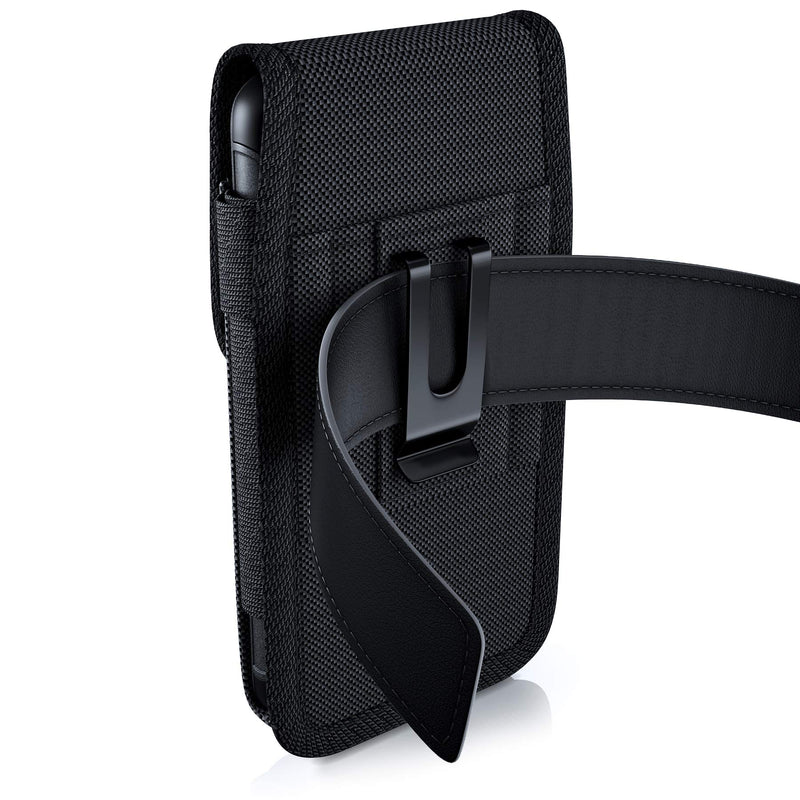  [AUSTRALIA] - Meilib Belt Holster Case Designed for iPhone 13, 13 Pro, 12, 12 Pro, X 10, Xs, 11 Pro, Samsung Galaxy S6 S7 S8 S9 S10 S10e A40 A41 A20e, Google Pixel 2 3 4 4a 5 Belt Clip Holster Fits w/ Other Case on