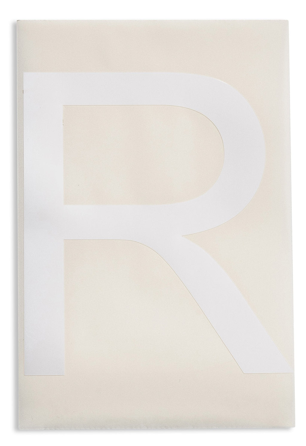  [AUSTRALIA] - Brady 121794 ToughStripe Die-Cut Polyester Tape, White Letter"R"(Pack of 20)
