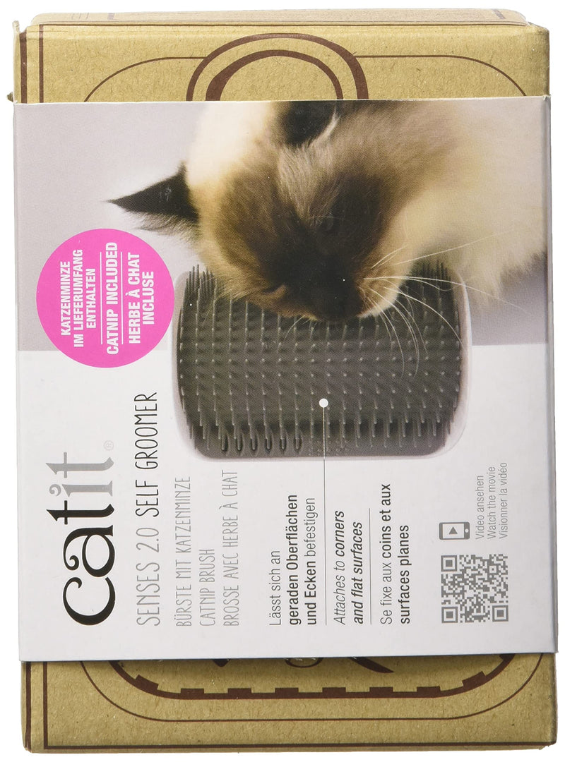 Catit Senses 2.0 Self Groomer Cat Brush, Interactive Cat Toy - LeoForward Australia