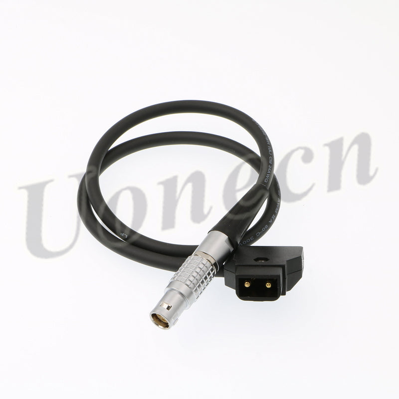  [AUSTRALIA] - Uonecn Anton Battery Power Cable 6 pin Female to Dtap plug Flexible Soft Cable For Red Scarlet Epic Camera 50cm