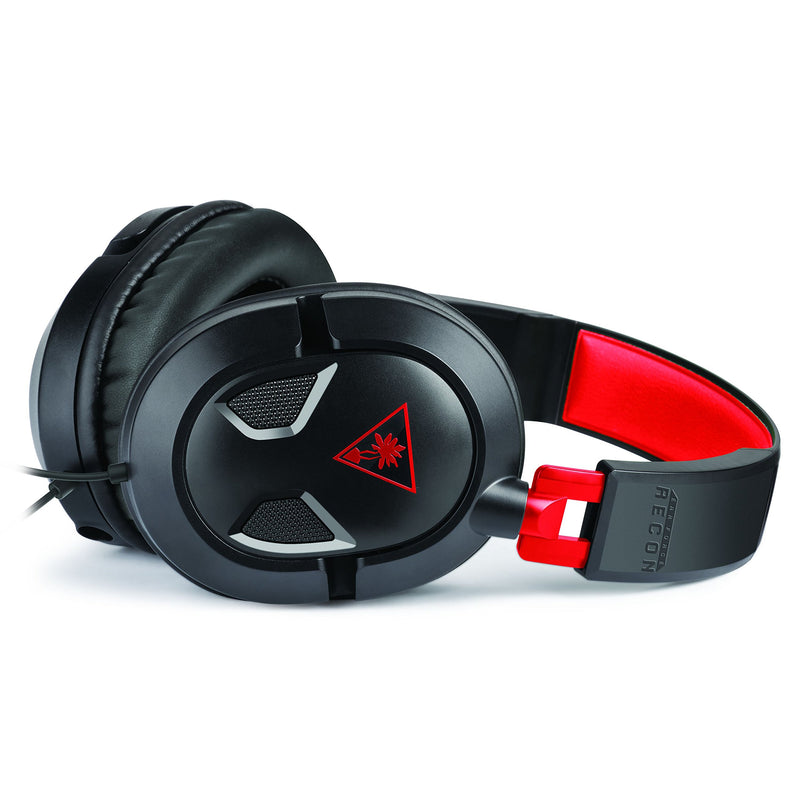  [AUSTRALIA] - Turtle Beach Ear Force Recon 50 Gaming Headset for PlayStation 4, Xbox One, & PC/Mac Black / Red