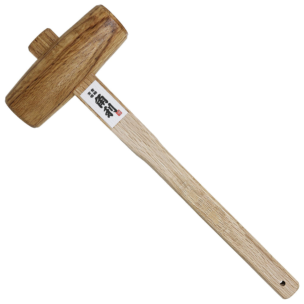 [AUSTRALIA] - KAKURI Wooden Mallet for Woodworking 45mm Oak, Japanese Wood Mallet Hammer for Chiseling, Adjusting Japanese Plane, Assembling furniture, Made in JAPAN Oak 45 mm