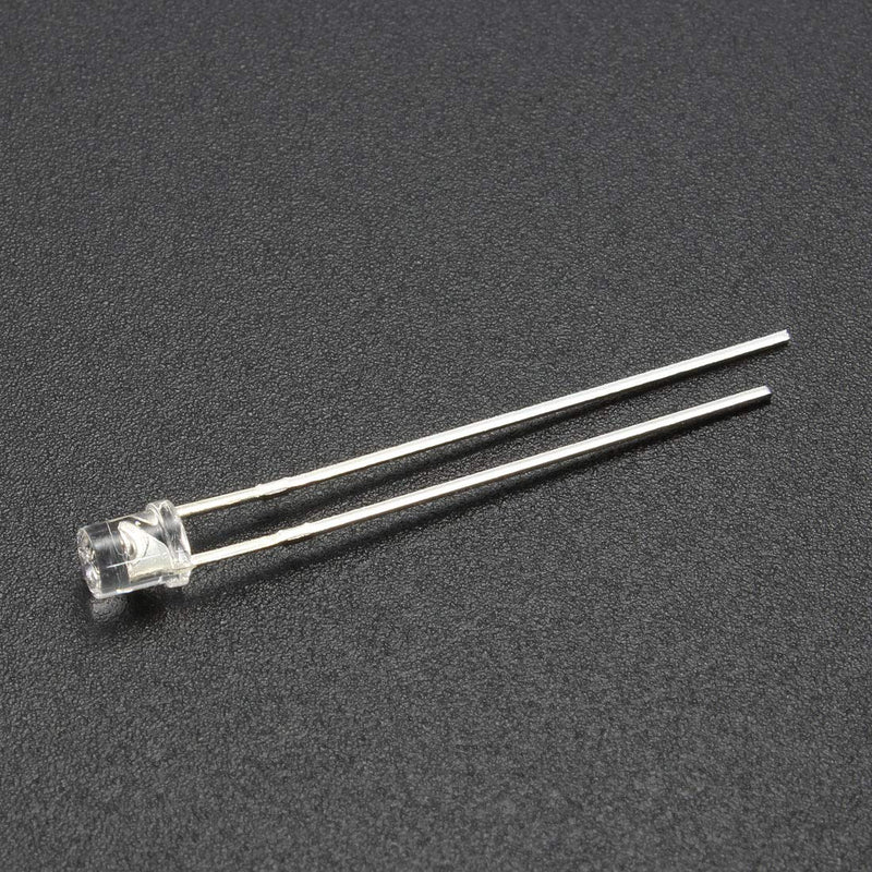  [AUSTRALIA] - uxcell 10pcs Photosensitive Diode Photodiodes Light Sensitive Sensors,3mm Clear Flat Head Receiver Diode