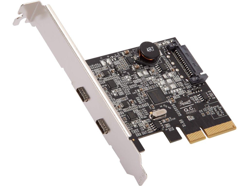  [AUSTRALIA] - Rosewill RC-20003 PCIe 2 Ports (2 Type-C) USB 3.2 Gen 2 Host Adapter