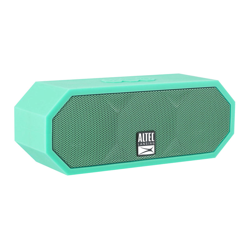 Altec Lansing IMW457-MT Jacket H2O 2 Bluetooth Speaker, IP67 Waterproof, Shockproof And Snowproof Rated And It Floats Rating, 8 Hours Of Battery, Ultra Portable, Compact Design, Mint Mint Green - LeoForward Australia