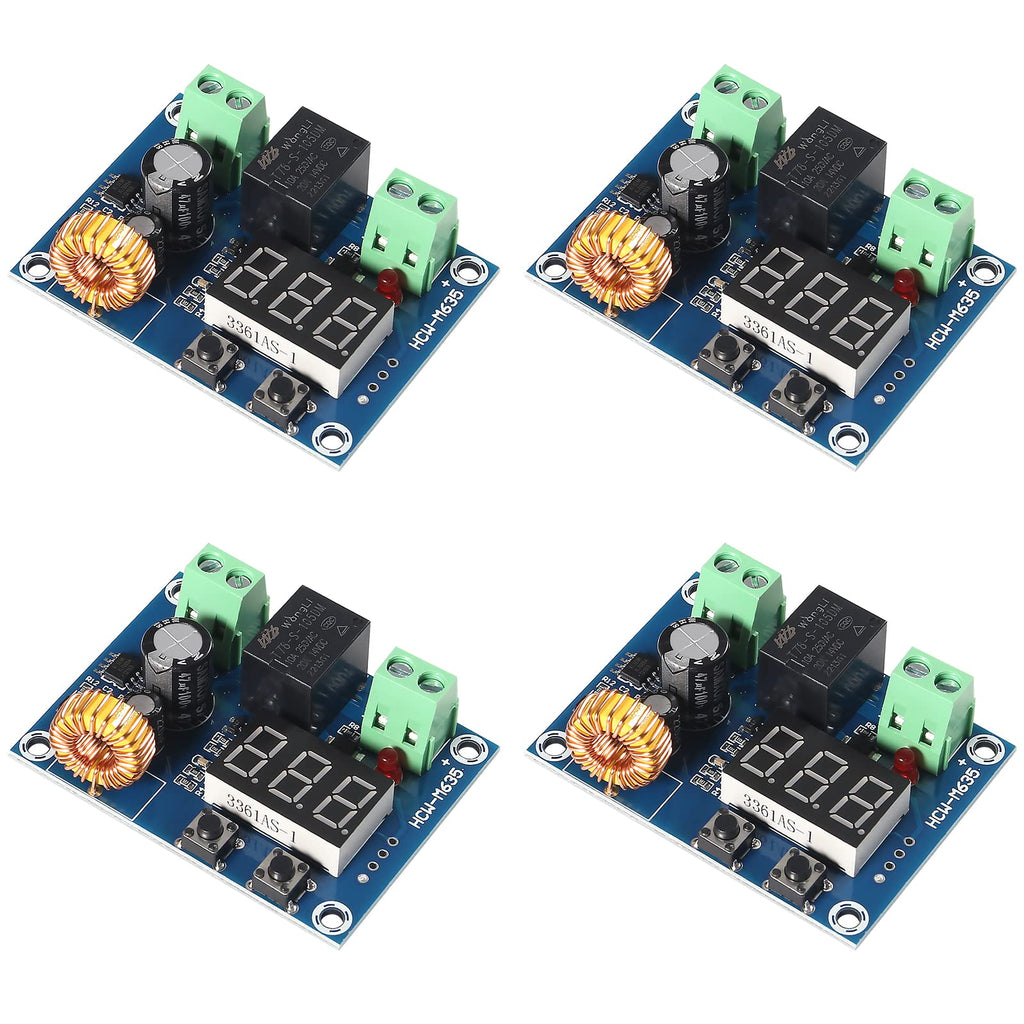  [AUSTRALIA] - 4pcs XH-M609 DC 12V-36V Voltage Protection Module Digital Low Voltage Protector Disconnect Switch Over-Discharge Circuit Protection Module