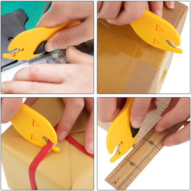  [AUSTRALIA] - Dual Blade Universal Package Opener, Pocket Box Utility Knife Set, Including Extra 10 Pieces Fast Change Blade