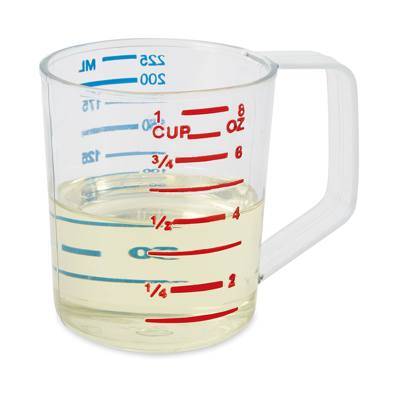 Rubbermaid Commercial Products Bouncer Measuring Cup, 1-Cup, Clear, FG321000CLR 1 Cup - LeoForward Australia
