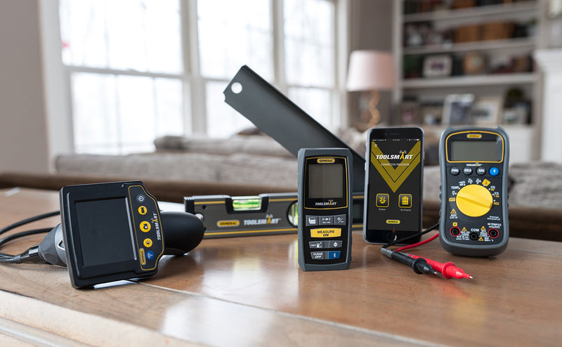 General Tools TS04 ToolSmart Bluetooth Connected Digital Multimeter, Auto-Ranging with NCV Detector, CAT III 600V Safety Rated - LeoForward Australia