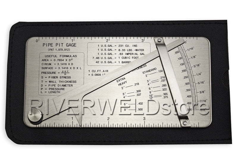  [AUSTRALIA] - RIVERWELD Pipe Pit Welding Gauge Gage Test Ulnar Welder Inspection