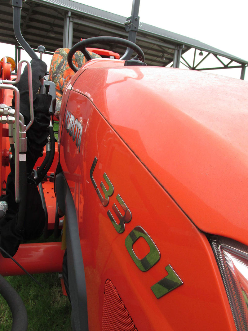  [AUSTRALIA] - Durafit Seat Covers, Kubota Tractor L3301,L3901,L4701 in Orange Camo Endura MC2 Orange