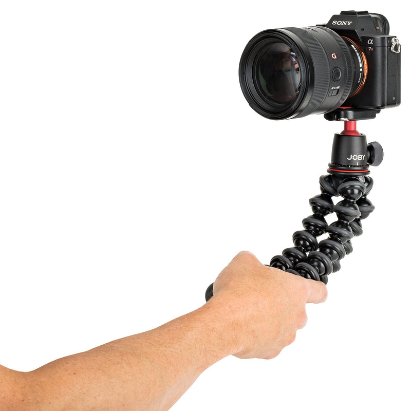 Joby JB01507 GorillaPod 3K Kit. Compact Tripod 3K Stand and Ballhead 3K for Compact Mirrorless Cameras or Devices up to 3K (6.6lbs). Black/Charcoal. - LeoForward Australia