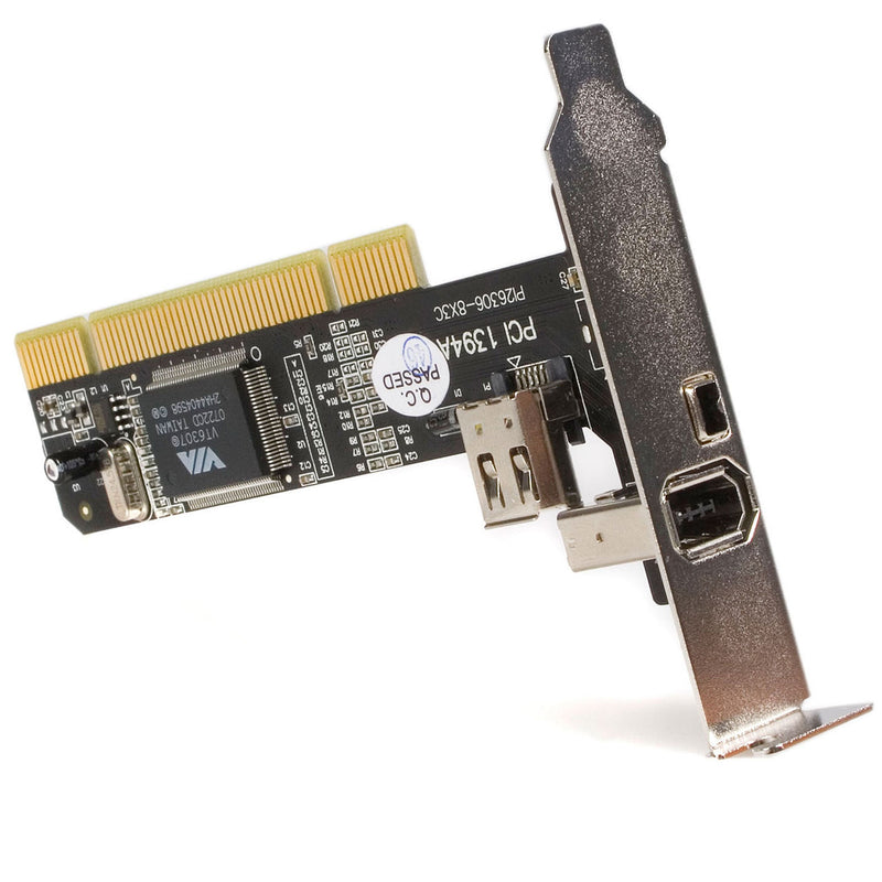  [AUSTRALIA] - StarTech Low Profile 3 Port PCI/PCI-X FireWire400(1394a) Adapter Card (PCI1394_2LP)