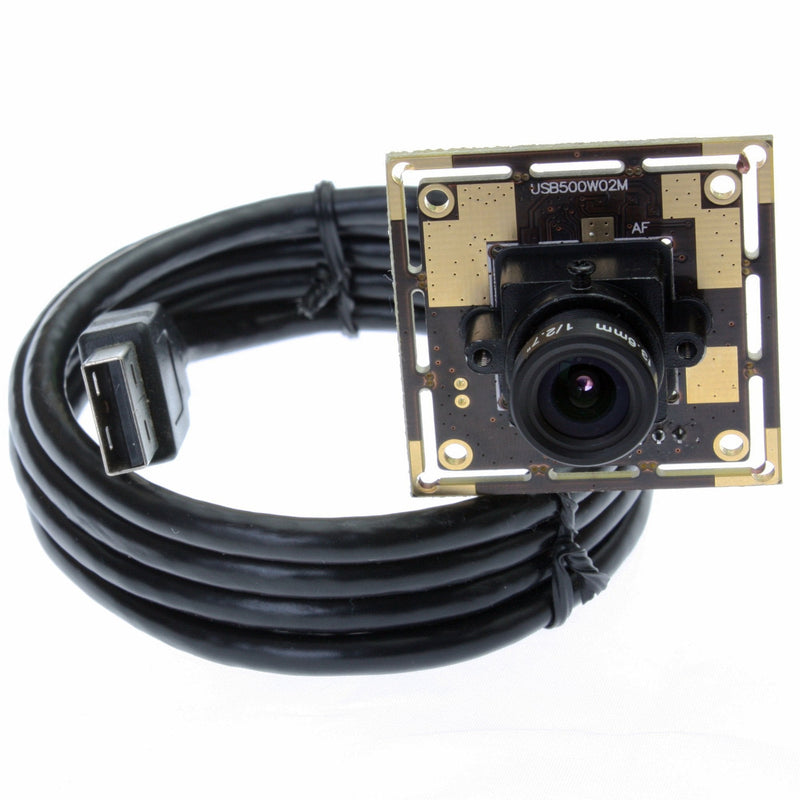  [AUSTRALIA] - ELP 170 Degree Wide Angle USB 5 Megapixel Webcam for Portable Video System USB Camera Module 170 Degree Lens