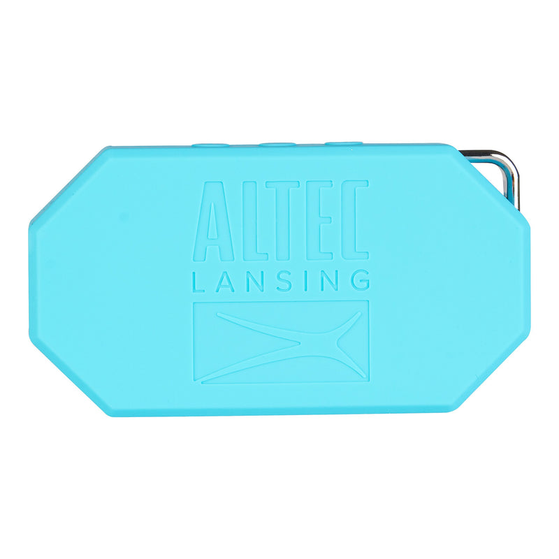 Altec Lansing Mini H2O - Wireless Bluetooth Waterproof Speaker, Floating, IP67, Portable, Strong Bass, Rich Stereo System, Microphone, 30 ft Range, Lightweight, 6-Hour Battery, Aqua Blue (IMW257-AB) - LeoForward Australia